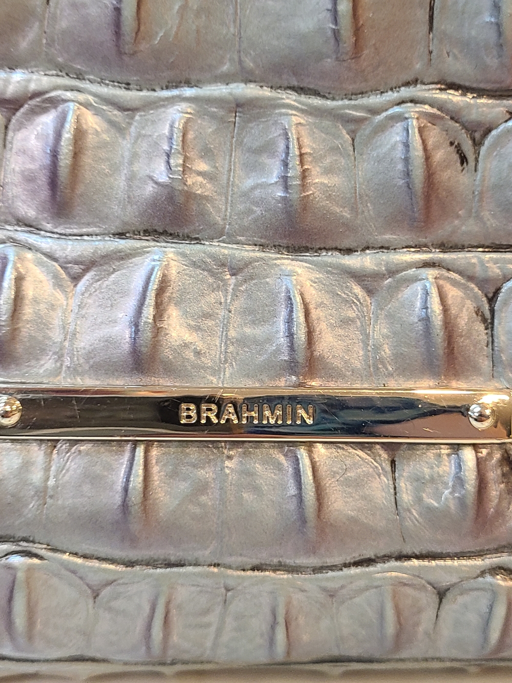 Brahmin Set Smoky Quartz Large Duxbury & Kayla Clutch With Tassel - Picture 4 of 13
